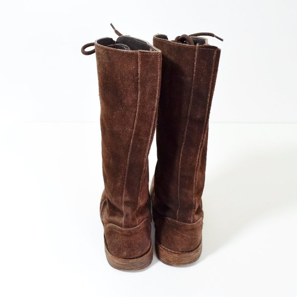 BEDSTU Genuine Brown Leather Suede Lace Up Boots | Size 6 - Picture 6 of 9